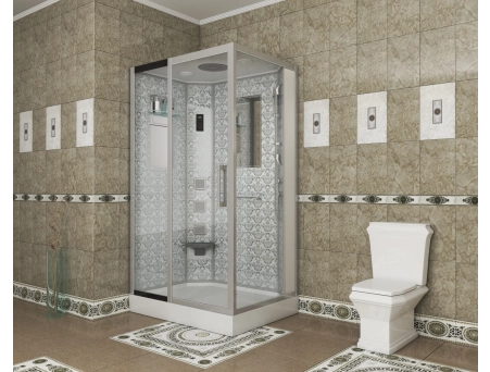Душевая кабина Niagara Luxe NG-7711WL 90x120 с низким поддоном, прозрачным стеклом 7711WL - фото 3