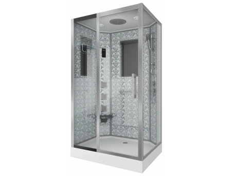 Душевая кабина Niagara Luxe NG-7711WL 90x120 с низким поддоном, прозрачным стеклом 7711WL