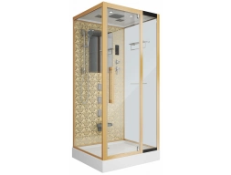 Душевая кабина Niagara Luxe NG-7714G 100x90 низкий поддон, прозрачное стекло