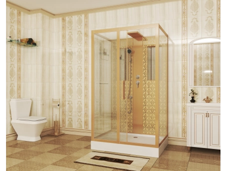 Душевая кабина Niagara Luxe NG-7711GBK 90x120 с низким поддоном, прозрачным стеклом 7711GBK - фото 2