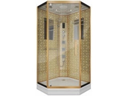 Душевая кабина Niagara Luxe NG-7717G 100x100 низкий поддон, прозрачное стекло