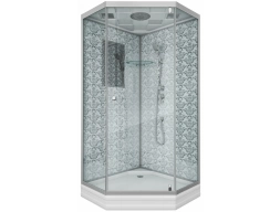 Душевая кабина Niagara Luxe NG-7701DW 90x90 низкий поддон, прозрачное стекло