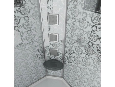 Душевая кабина Niagara Luxe NG-7711WR 90x120 с низким поддоном, прозрачным стеклом 7711WR - фото 5