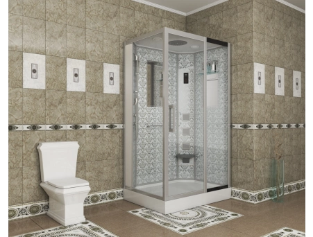 Душевая кабина Niagara Luxe NG-7711WR 90x120 с низким поддоном, прозрачным стеклом 7711WR - фото 3