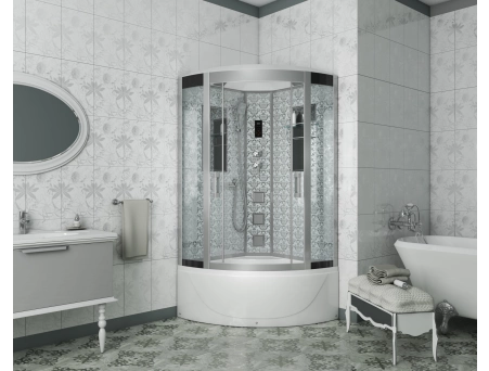 Душевая кабина Niagara Luxe NG-7790W 90x90 с высоким поддоном, прозрачным стеклом 7790W - фото 2