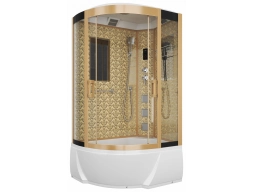 Душевая кабина Niagara Luxe NG-7712GR 80x120 высокий поддон, прозрачное стекло