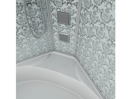 Душевая кабина Niagara Luxe NG-7744W 120x120 с высоким поддоном, прозрачным стеклом 7744W - фото 5