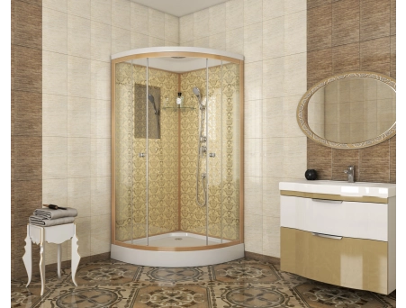 Душевая кабина Niagara Luxe NG-7702G 100x100 с низким поддоном, прозрачным стеклом 7702G - фото 2