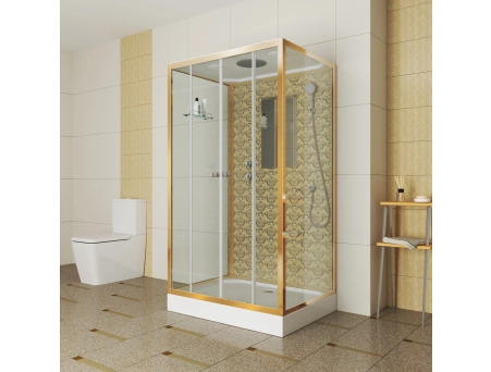 Душевая кабина Niagara Luxe NG-7772QG 120x90 с низким поддоном, прозрачным стеклом 7772QG - фото 4