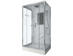 Душевая кабина Niagara Luxe NG-7772QM 120x90 низкий поддон, прозрачное стекло