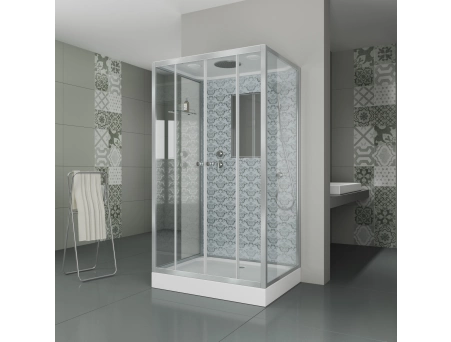 Душевая кабина Niagara Luxe NG-7772QW 120x90 с низким поддоном, прозрачным стеклом 7772QW - фото 4