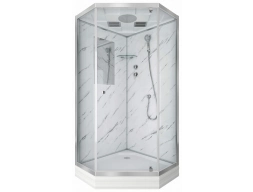 Душевая кабина Niagara Luxe NG-7701DM 90x90 низкий поддон, прозрачное стекло