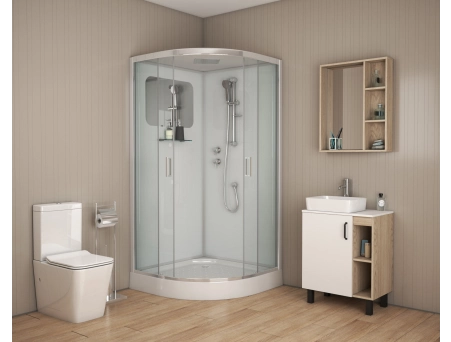 Душевая кабина Niagara Premium NG-6001-01 90x90 с низким поддоном, прозрачным стеклом 60010114 - фото 2