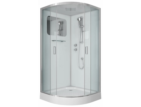 Душевая кабина Niagara Premium NG-6001-01 90x90 с низким поддоном, прозрачным стеклом 60010114