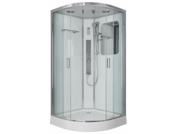 Душевая кабина Niagara Premium NG-6002-01G 100x100 низкий поддон, прозрачное стекло