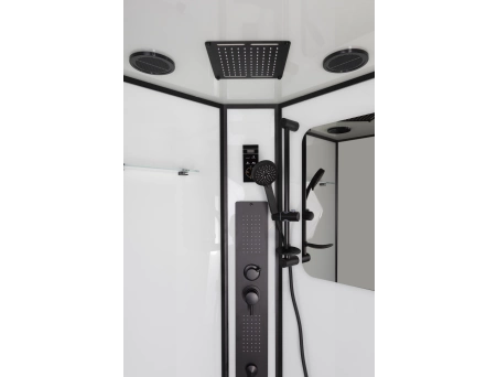 Душевая кабина Niagara Premium NG-6901-01G Black 90x90 с низким поддоном, тонированным стеклом 69010134GBLACK - фото 3