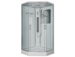 Душевая кабина Niagara Premium NG-6001-01GD 90x90 низкий поддон, прозрачное стекло
