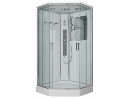 Душевая кабина Niagara Premium NG-6001-01GD 90x90 с низким поддоном, прозрачным стеклом 60010114GD