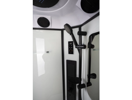 Душевая кабина Niagara Premium NG-6902-01GD Black 100x100 с низким поддоном, тонированным стеклом 69020134GDBLACK - фото 5