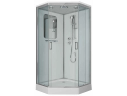 Душевая кабина Niagara Premium NG-6002-01D 100x100 низкий поддон, прозрачное стекло