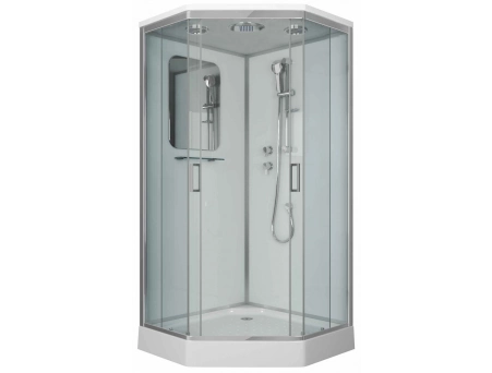 Душевая кабина Niagara Premium NG-6002-01D 100x100 с низким поддоном, прозрачным стеклом 60020114D