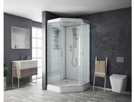 Душевая кабина Niagara Premium NG-6001-01D 90x90 с низким поддоном, прозрачным стеклом 60010114D - фото 2