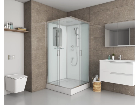 Душевая кабина Niagara Premium NG-6001-01Q 90x90 с низким поддоном, прозрачным стеклом 60010114Q - фото 2