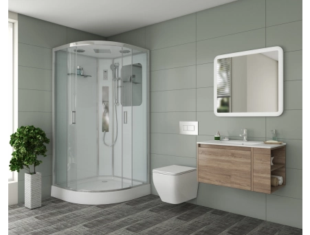 Душевая кабина Niagara Premium NG-6001-01G 90x90 с низким поддоном, прозрачным стеклом 60010114G - фото 2