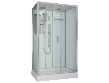Душевая кабина Niagara Premium NG-6012-01GQR 120x80 с низким поддоном, прозрачным стеклом 60120114GQR