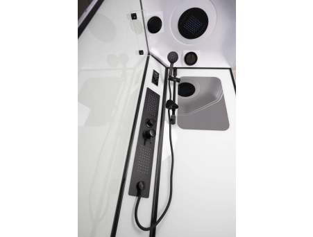 Душевая кабина Niagara Premium NG-6901-01GD Black 90x90 с низким поддоном, тонированным стеклом 69010134GDBLACK - фото 3