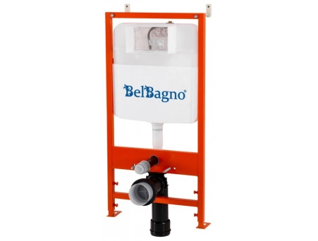 Инсталляция для унитаза BelBagno BB026 с хромированной смывной клавишей BB041CR - фото 3