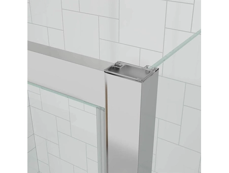 Душевой уголок Veconi Ottimo P20SP CH 110x90 с хромированным профилем, прозрачным стеклом (OP20CH-SP-11090-01-C9) - фото 4