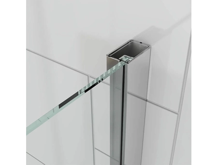 Душевой уголок Veconi Ottimo P20SP CH 110x90 с хромированным профилем, прозрачным стеклом (OP20CH-SP-11090-01-C9) - фото 5