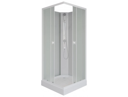 Душевая кабина Niagara Promo P90/13Q/MT/BK 90x90 с низким поддоном, матовым стеклом