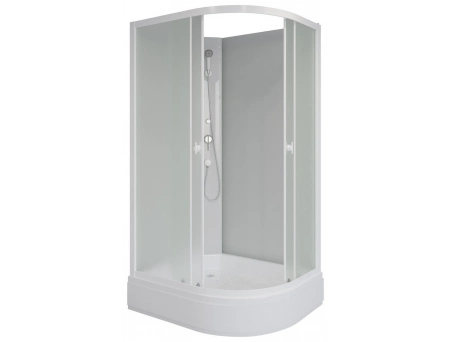 Душевая кабина Niagara Promo P110/80/26L/MT/BK 110x80 со средним поддоном, матовым стеклом