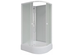 Душевая кабина Niagara Promo P100/80/26L/MT/BK 100x80 средний поддон, матовое стекло