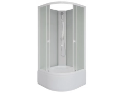 Душевая кабина Niagara Promo P90/40/MT/BK 90x90 высокий поддон, матовое стекло