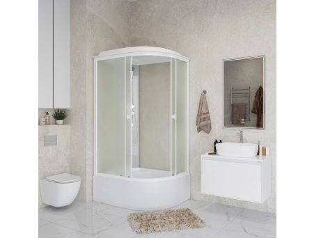 Душевая кабина Niagara Promo P90/80/40L/MT 90x80 с высоким поддоном, матовым стеклом - фото 2