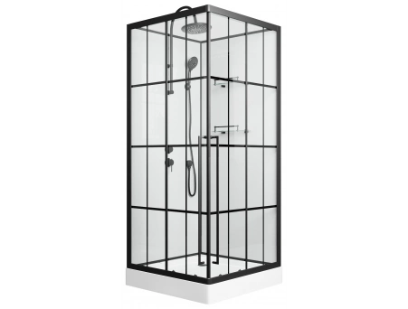 Душевая кабина Niagara Standart ST100/15QL/KL/BKT 100x100 с низким поддоном, прозрачным стеклом - фото 2