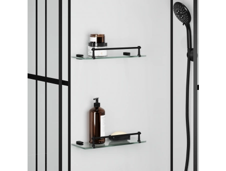 Душевая кабина Niagara Standart ST100/15QR/KL/BKT 100x100 с низким поддоном, прозрачным стеклом - фото 7