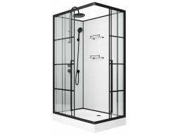 Душевая кабина Niagara Standart ST100/80/15QL/KL/BKT 100x80 низкий поддон, прозрачное стекло
