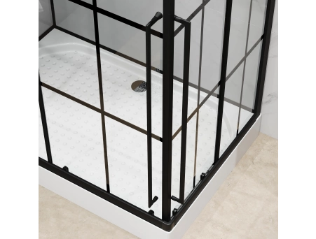 Душевая кабина Niagara Standart ST100/80/15QL/KL/BKT 100x80 с низким поддоном, прозрачным стеклом - фото 6