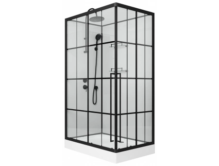 Душевая кабина Niagara Standart ST120/80/15QL/KL/BKT 120x80 с низким поддоном, прозрачным стеклом - фото 2