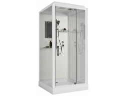 Душевая кабина Niagara Standart ST100/15Q 100x100 низкий поддон, прозрачное стекло