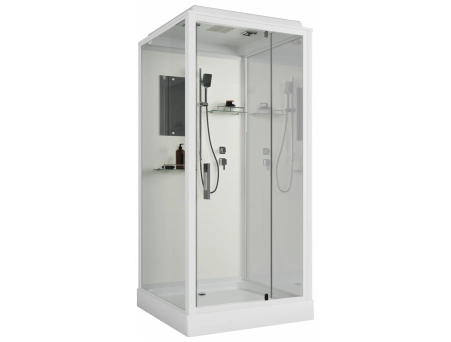 Душевая кабина Niagara Standart ST100/15Q 100x100 с низким поддоном, прозрачным стеклом