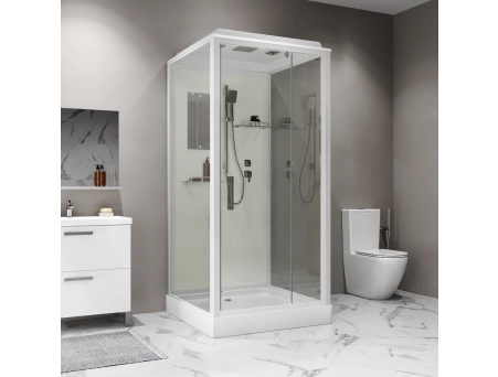 Душевая кабина Niagara Standart ST80/15Q 80x80 с низким поддоном, прозрачным стеклом - фото 3