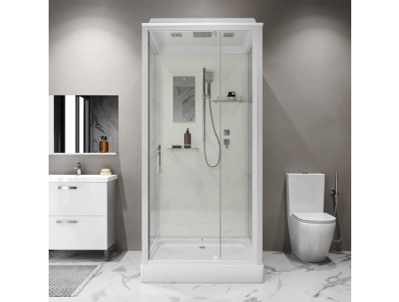 Душевая кабина Niagara Standart ST80/15Q 80x80 с низким поддоном, прозрачным стеклом - фото 5
