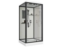 Душевая кабина Niagara Standart ST80/15Q/BL 80x80 низкий поддон, прозрачное стекло