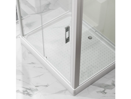 Душевая кабина Niagara Standart ST100/80/15Q/BK 100x80 с низким поддоном, прозрачным стеклом - фото 6