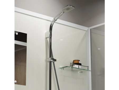 Душевая кабина Niagara Standart ST100/80/15Q/BK 100x80 с низким поддоном, прозрачным стеклом - фото 7